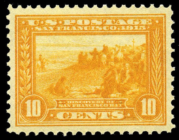 Cost of US Stamps Scott #400: 1913 10c Panama-Pacific Exposition. Matthew Bennett International, May 2014, Sale 350, Lot 551