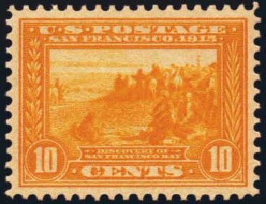 US Stamp Value Scott # 400: 1913 10c Panama-Pacific Exposition. Harmer-Schau Auction Galleries, Aug 2012, Sale 94, Lot 1531