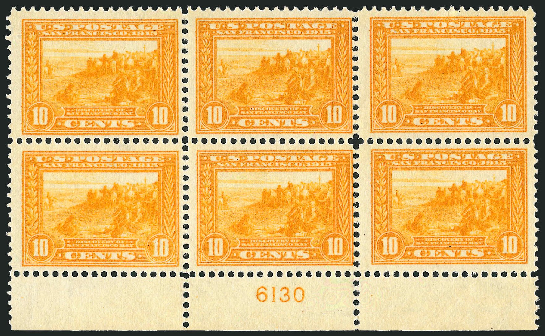 US Stamps Value Scott 400: 10c 1913 Panama-Pacific Exposition. Robert Siegel Auction Galleries, Mar 2014, Sale 1067, Lot 1481