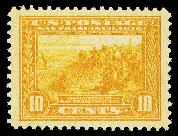 Values of US Stamp Scott Cat. 400: 1913 10c Panama-Pacific Exposition. Matthew Bennett International, Sep 2012, Sale 346, Lot 824