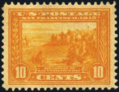 US Stamps Value Scott Catalogue # 400 - 10c 1913 Panama-Pacific Exposition. Harmer-Schau Auction Galleries, Aug 2012, Sale 94, Lot 1534
