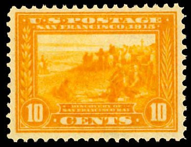 Price of US Stamp Scott Catalogue 400: 10c 1913 Panama-Pacific Exposition. Daniel Kelleher Auctions, Dec 2012, Sale 633, Lot 694