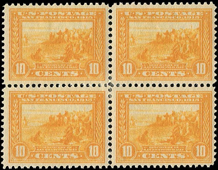Costs of US Stamps Scott #400: 1913 10c Panama-Pacific Exposition. Regency-Superior, Nov 2014, Sale 108, Lot 794