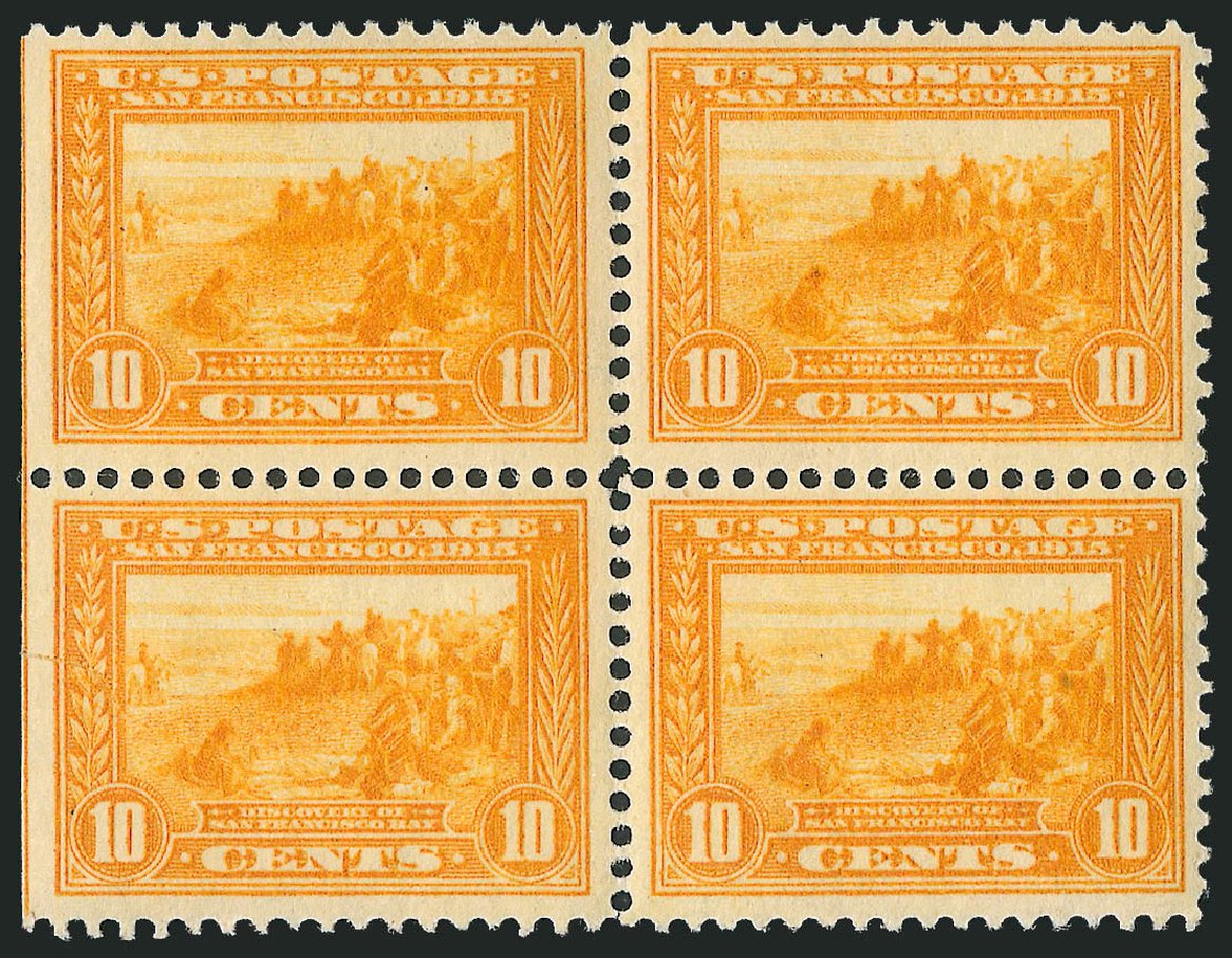 Values of US Stamps Scott Cat. # 400 - 10c 1913 Panama-Pacific Exposition. Robert Siegel Auction Galleries, Mar 2011, Sale 1007, Lot 2694