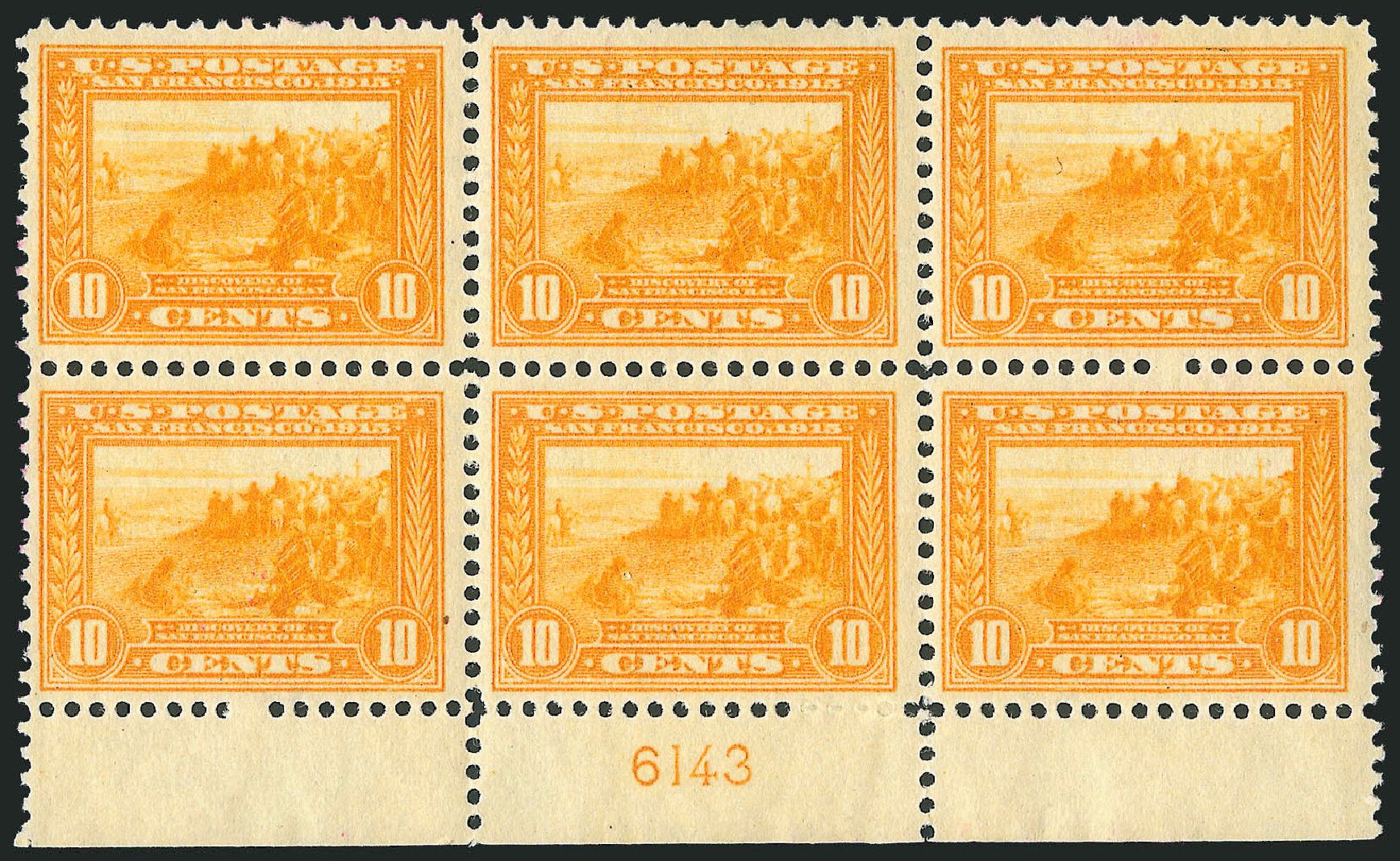 Values of US Stamps Scott Catalogue #400 - 1913 10c Panama-Pacific Exposition. Robert Siegel Auction Galleries, Mar 2014, Sale 1067, Lot 1484
