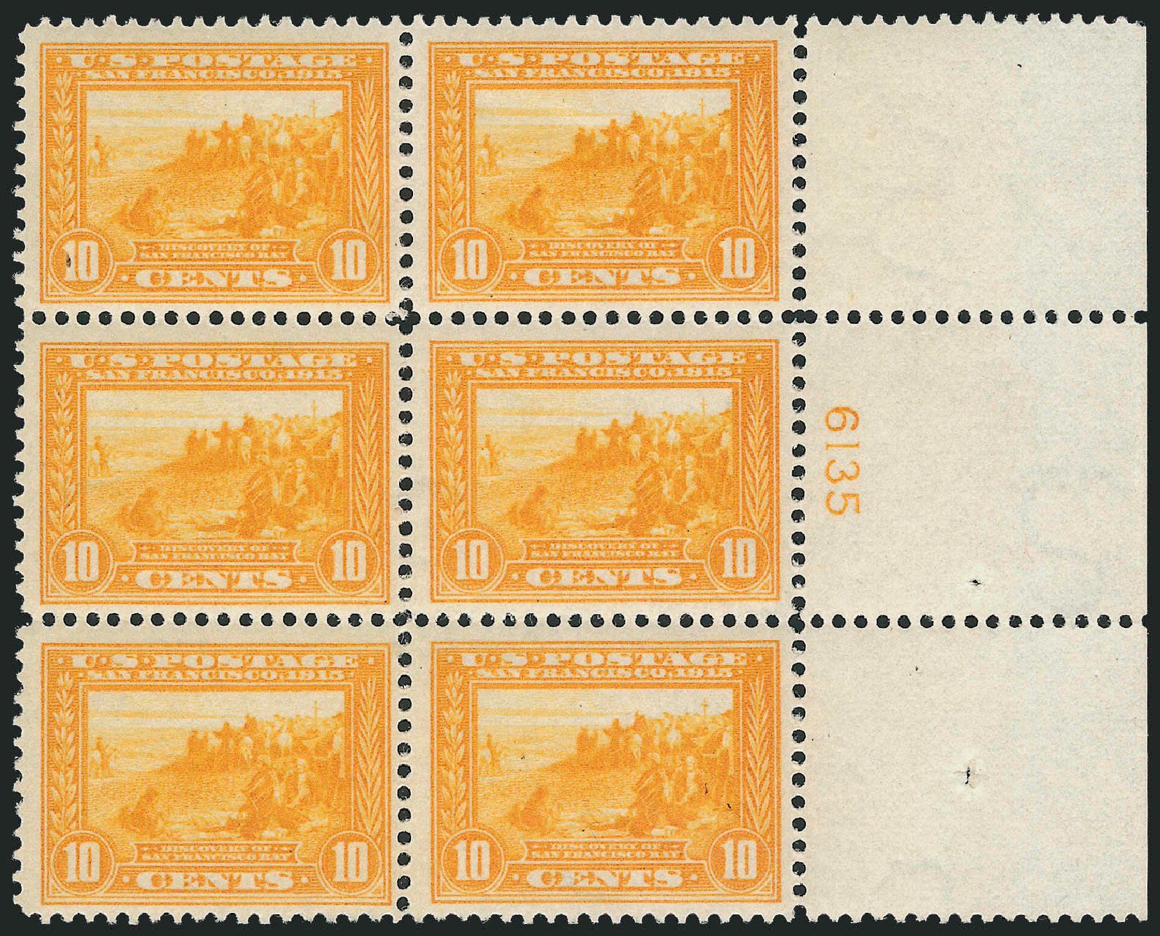 US Stamp Prices Scott Catalog # 400 - 1913 10c Panama-Pacific Exposition. Robert Siegel Auction Galleries, Oct 2011, Sale 1014, Lot 1865