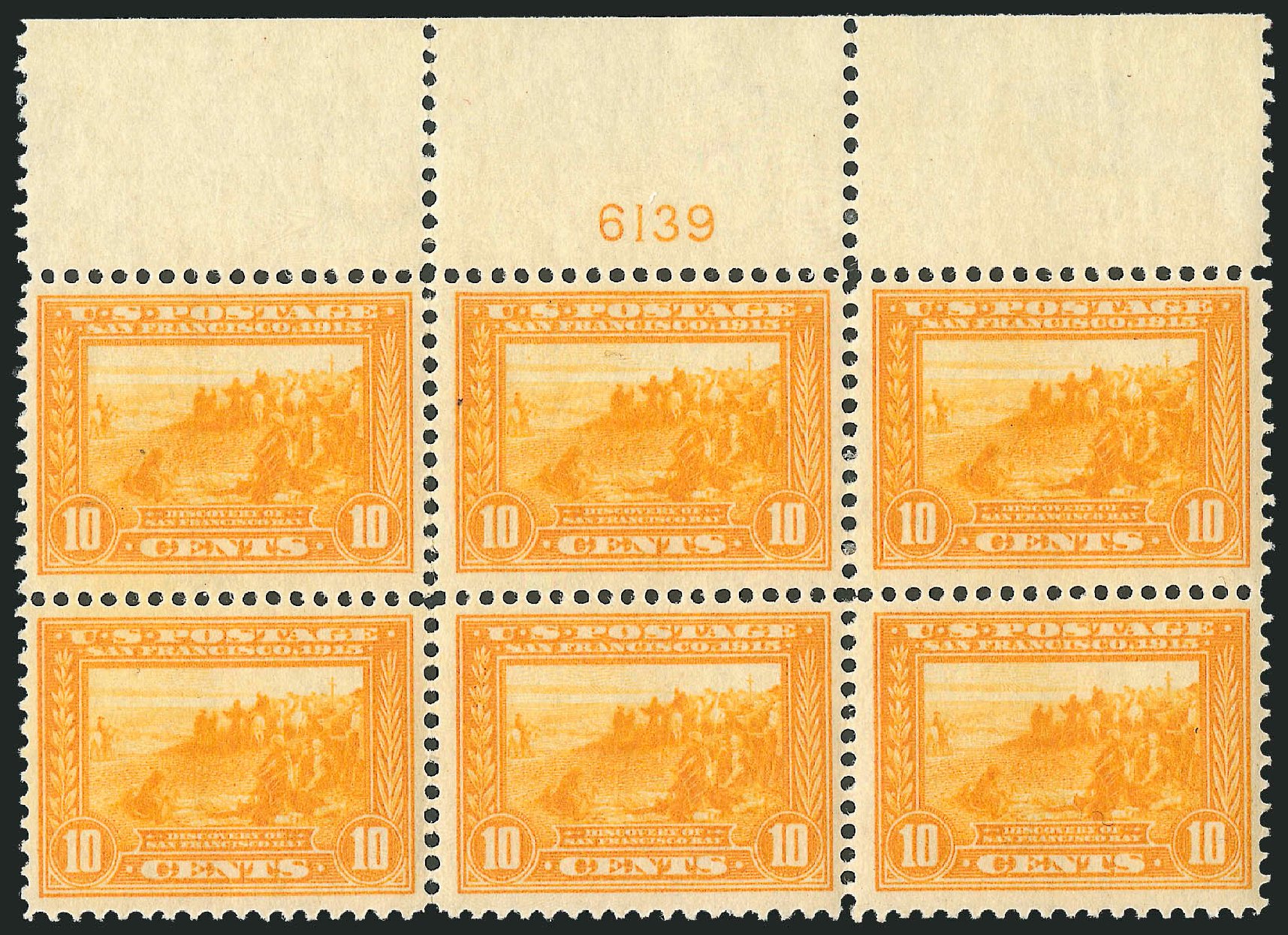 Costs of US Stamps Scott #400 - 10c 1913 Panama-Pacific Exposition. Robert Siegel Auction Galleries, Mar 2013, Sale 1040, Lot 1775