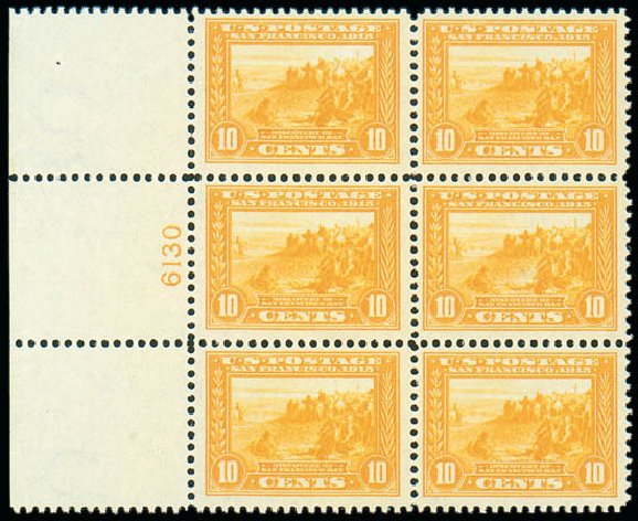 Cost of US Stamp Scott Cat. # 400 - 10c 1913 Panama-Pacific Exposition. Matthew Bennett International, Jun 2008, Sale 328, Lot 932
