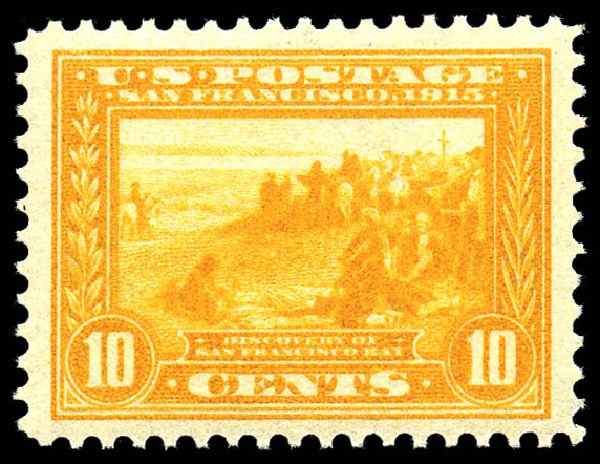 Price of US Stamp Scott Catalog #400 - 1913 10c Panama-Pacific Exposition. Matthew Bennett International, May 2014, Sale 350, Lot 552