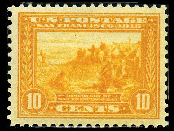 US Stamp Values Scott #400: 1913 10c Panama-Pacific Exposition. Matthew Bennett International, Feb 2012, Sale 340, Lot 443
