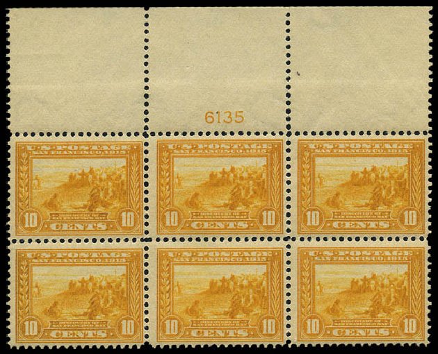 Value of US Stamps Scott 400 - 10c 1913 Panama-Pacific Exposition. Matthew Bennett International, May 2014, Sale 350, Lot 553