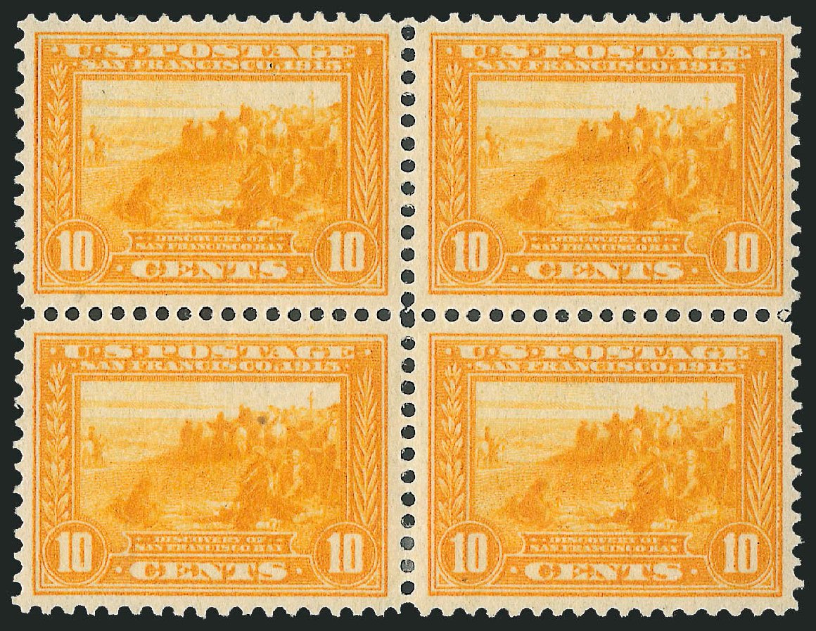 US Stamp Values Scott Cat. #400 - 1913 10c Panama-Pacific Exposition. Robert Siegel Auction Galleries, Mar 2011, Sale 1007, Lot 2693