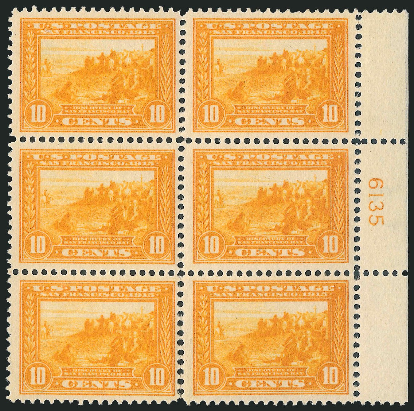Prices of US Stamp Scott Cat. # 400: 1913 10c Panama-Pacific Exposition. Robert Siegel Auction Galleries, Oct 2011, Sale 1014, Lot 1866