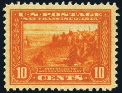 US Stamp Value Scott Catalogue #400A - 1913 10c Panama-Pacific Exposition. Harmer-Schau Auction Galleries, Aug 2012, Sale 94, Lot 1537