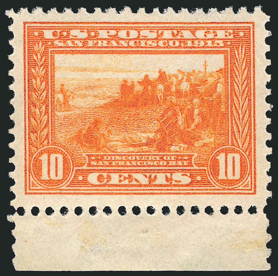 US Stamps Values Scott Cat. # 400A - 1913 10c Panama-Pacific Exposition. Robert Siegel Auction Galleries, Sep 2009, Sale 968B, Lot 517