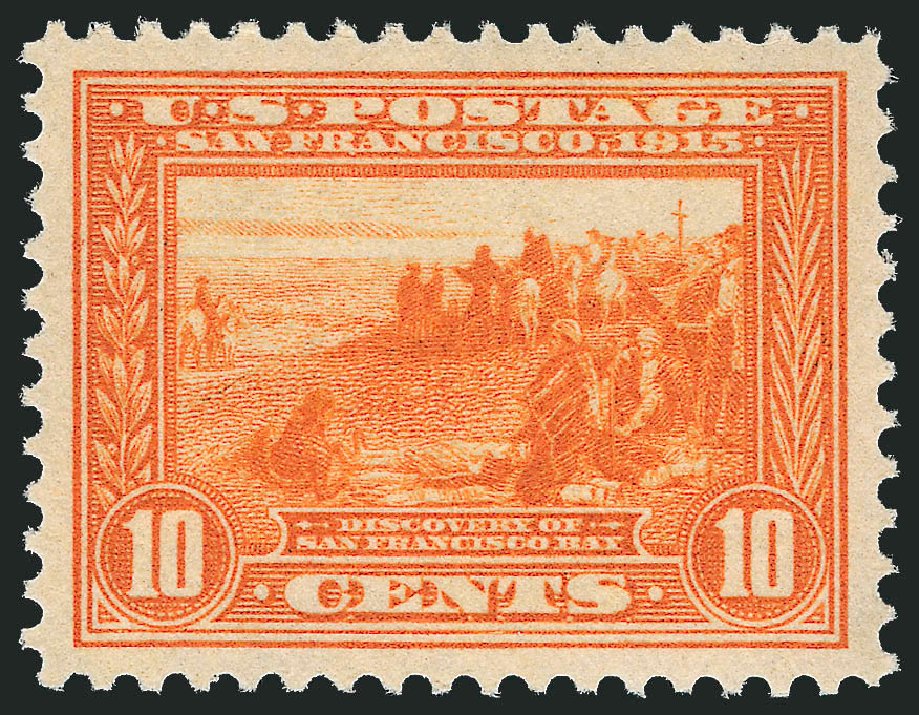 US Stamps Values Scott Catalogue 400A - 1913 10c Panama-Pacific Exposition. Robert Siegel Auction Galleries, Oct 2011, Sale 1014, Lot 1868