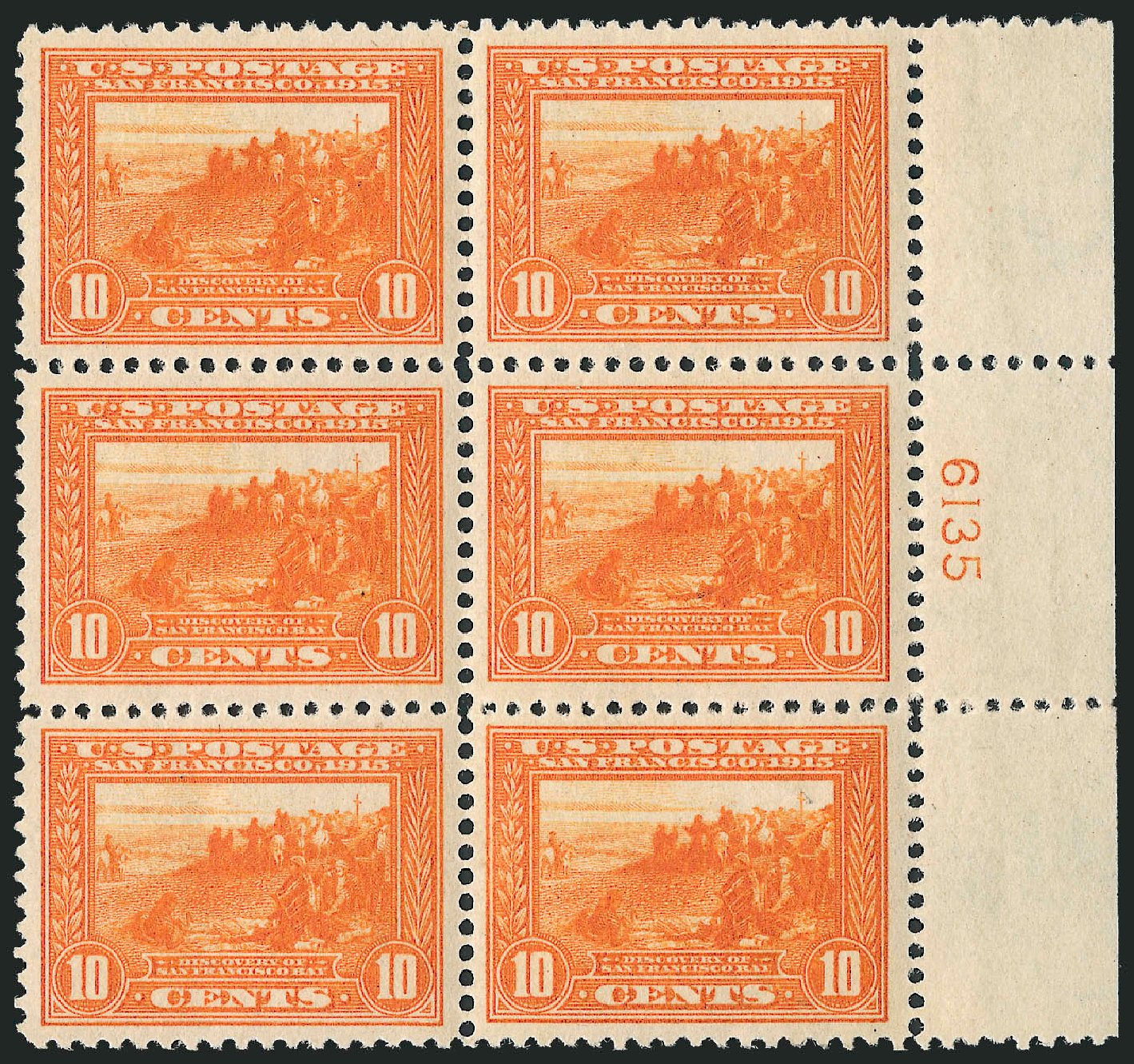 US Stamps Value Scott #400A - 1913 10c Panama-Pacific Exposition. Robert Siegel Auction Galleries, Apr 2009, Sale 971, Lot 1738