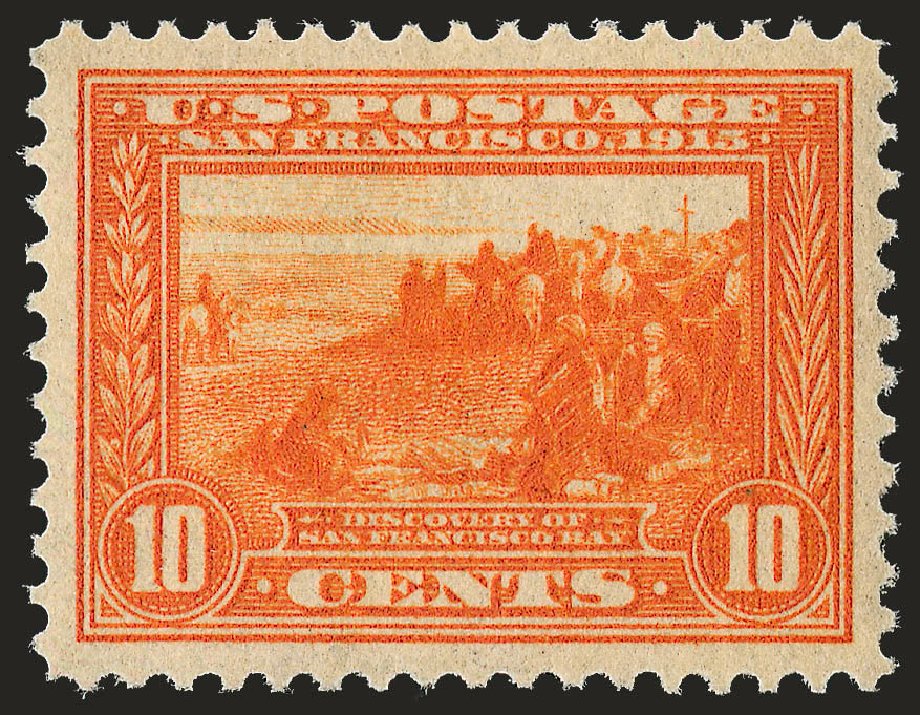 US Stamp Values Scott Cat. #400A - 1913 10c Panama-Pacific Exposition. Robert Siegel Auction Galleries, Dec 2008, Sale 967, Lot 4729