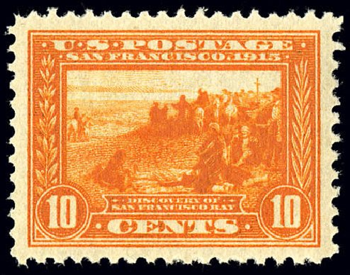US Stamp Values Scott Catalogue 400A - 10c 1913 Panama-Pacific Exposition. Matthew Bennett International, Dec 2008, Sale 330, Lot 1770