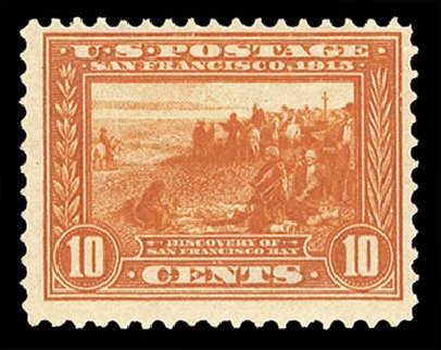 Value of US Stamps Scott Cat. # 400A - 10c 1913 Panama-Pacific Exposition. Cherrystone Auctions, Apr 2010, Sale 201004, Lot 250