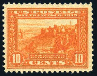 Prices of US Stamps Scott Catalogue #400A: 1913 10c Panama-Pacific Exposition. Harmer-Schau Auction Galleries, Feb 2009, Sale 80, Lot 1310
