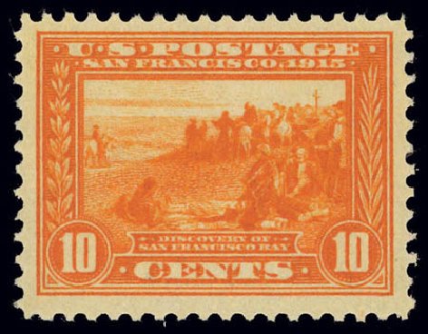 Value of US Stamps Scott Cat. 400A: 1913 10c Panama-Pacific Exposition. Daniel Kelleher Auctions, Feb 2013, Sale 634, Lot 260