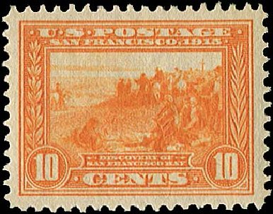Value of US Stamps Scott Catalog 400A: 1913 10c Panama-Pacific Exposition. Regency-Superior, Nov 2014, Sale 108, Lot 800