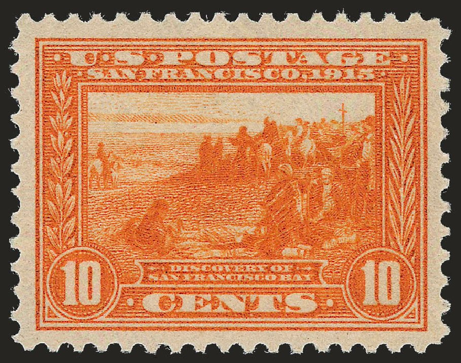 US Stamps Values Scott Catalogue 400A - 10c 1913 Panama-Pacific Exposition. Robert Siegel Auction Galleries, Dec 2008, Sale 967, Lot 4730
