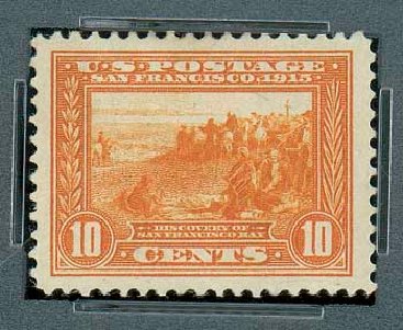 US Stamp Values Scott Catalog 400A: 10c 1913 Panama-Pacific Exposition. Matthew Bennett International, Oct 2007, Sale 322, Lot 2201