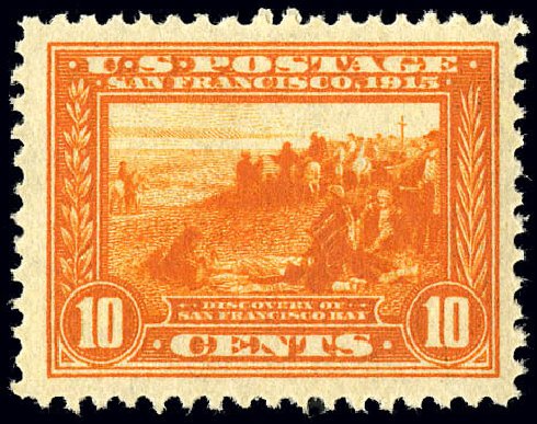 Costs of US Stamp Scott Cat. #400A: 10c 1913 Panama-Pacific Exposition. Matthew Bennett International, Dec 2008, Sale 330, Lot 1771