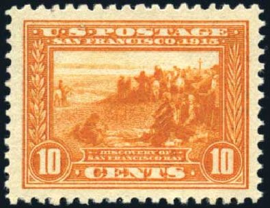 Values of US Stamp Scott 400A: 1913 10c Panama-Pacific Exposition. Harmer-Schau Auction Galleries, Feb 2009, Sale 80, Lot 1311