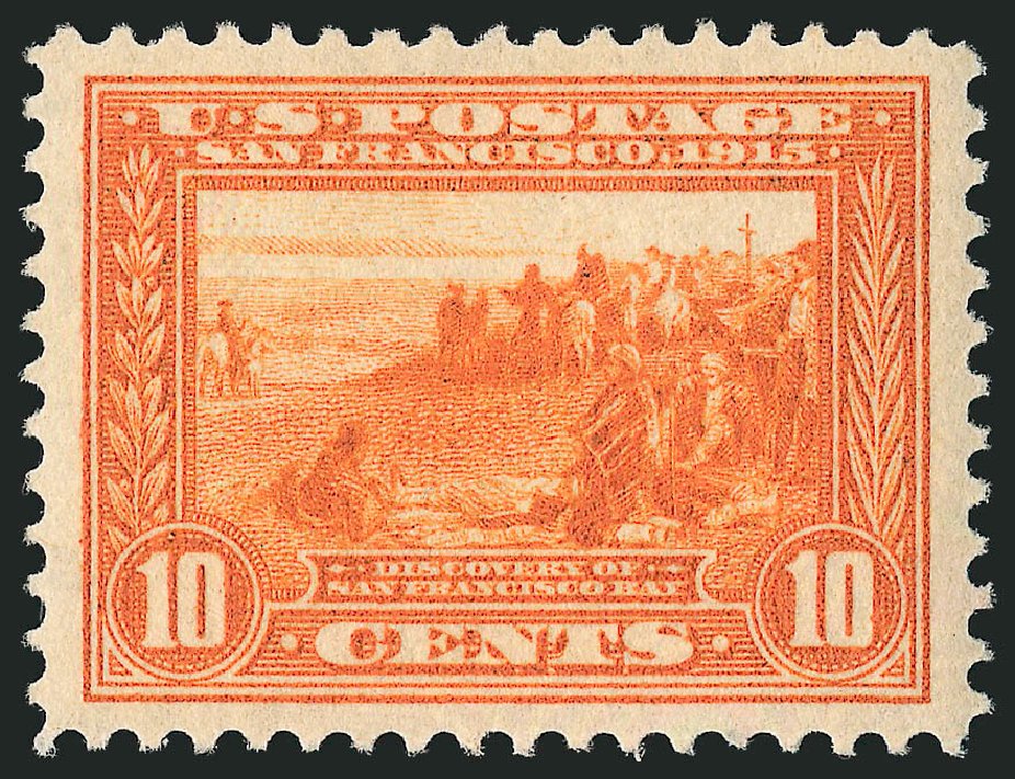 US Stamps Values Scott # 400A: 1913 10c Panama-Pacific Exposition. Robert Siegel Auction Galleries, Dec 2014, Sale 1090, Lot 1491