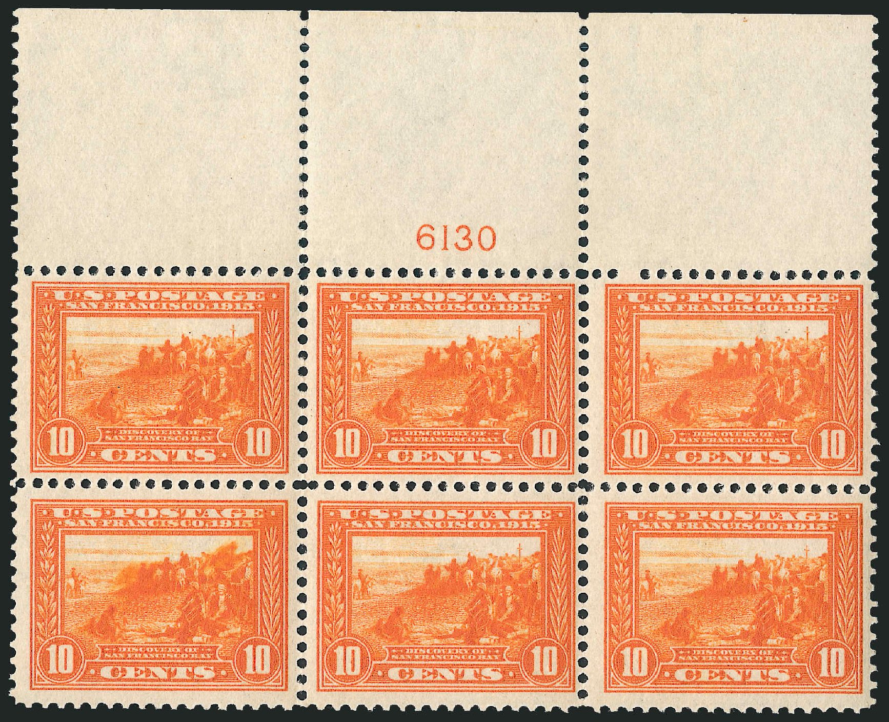 US Stamps Value Scott 400A: 10c 1913 Panama-Pacific Exposition. Robert Siegel Auction Galleries, Apr 2009, Sale 971, Lot 1731