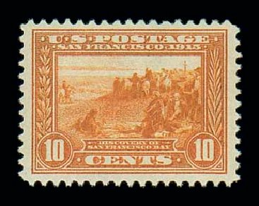 Price of US Stamp Scott Cat. # 400A: 10c 1913 Panama-Pacific Exposition. Matthew Bennett International, Jun 2007, Sale 319, Lot 1424
