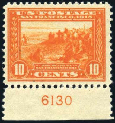 Prices of US Stamp Scott Catalog # 400A: 1913 10c Panama-Pacific Exposition. Harmer-Schau Auction Galleries, Apr 2009, Sale 81, Lot 594