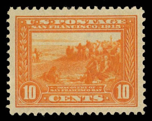 Costs of US Stamps Scott Catalogue #400A: 10c 1913 Panama-Pacific Exposition. Daniel Kelleher Auctions, Oct 2011, Sale 626, Lot 354