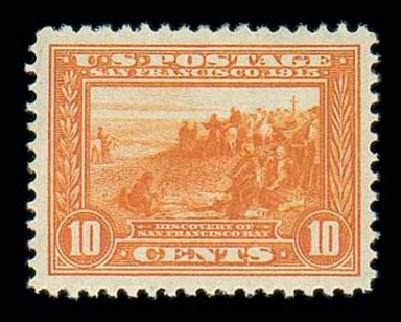 Costs of US Stamps Scott Catalogue 400A - 1913 10c Panama-Pacific Exposition. Matthew Bennett International, Dec 2007, Sale 325, Lot 2035