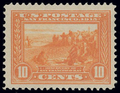 Values of US Stamps Scott Cat. #400A: 1913 10c Panama-Pacific Exposition. Matthew Bennett International, Jun 2008, Sale 328, Lot 935