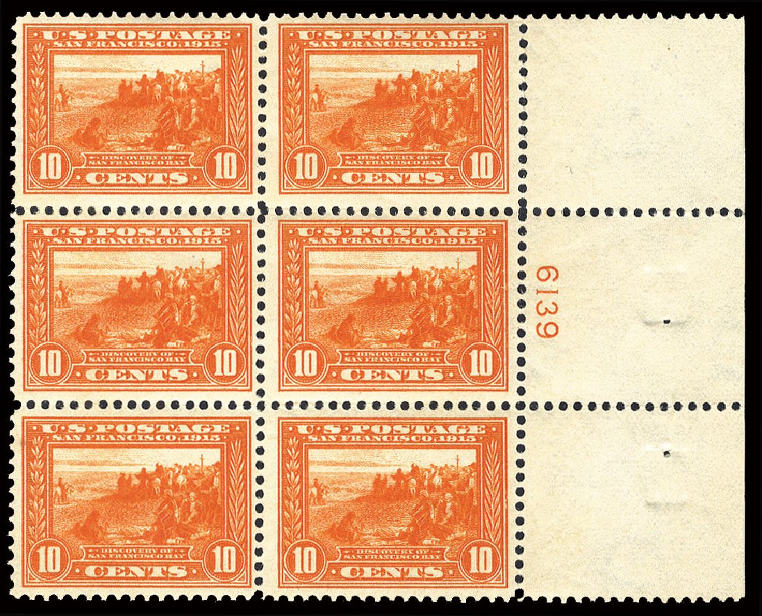 Value of US Stamp Scott #400A - 10c 1913 Panama-Pacific Exposition. Cherrystone Auctions, Sep 2013, Sale 201309, Lot 15