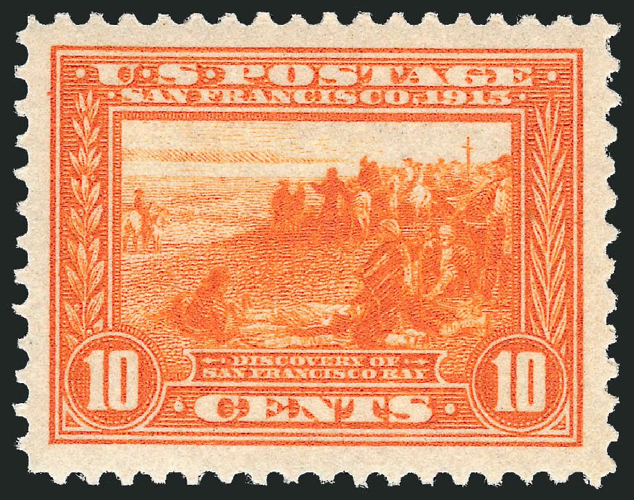 US Stamps Price Scott Cat. #400A: 10c 1913 Panama-Pacific Exposition. Robert Siegel Auction Galleries, Dec 2011, Sale 1017, Lot 795