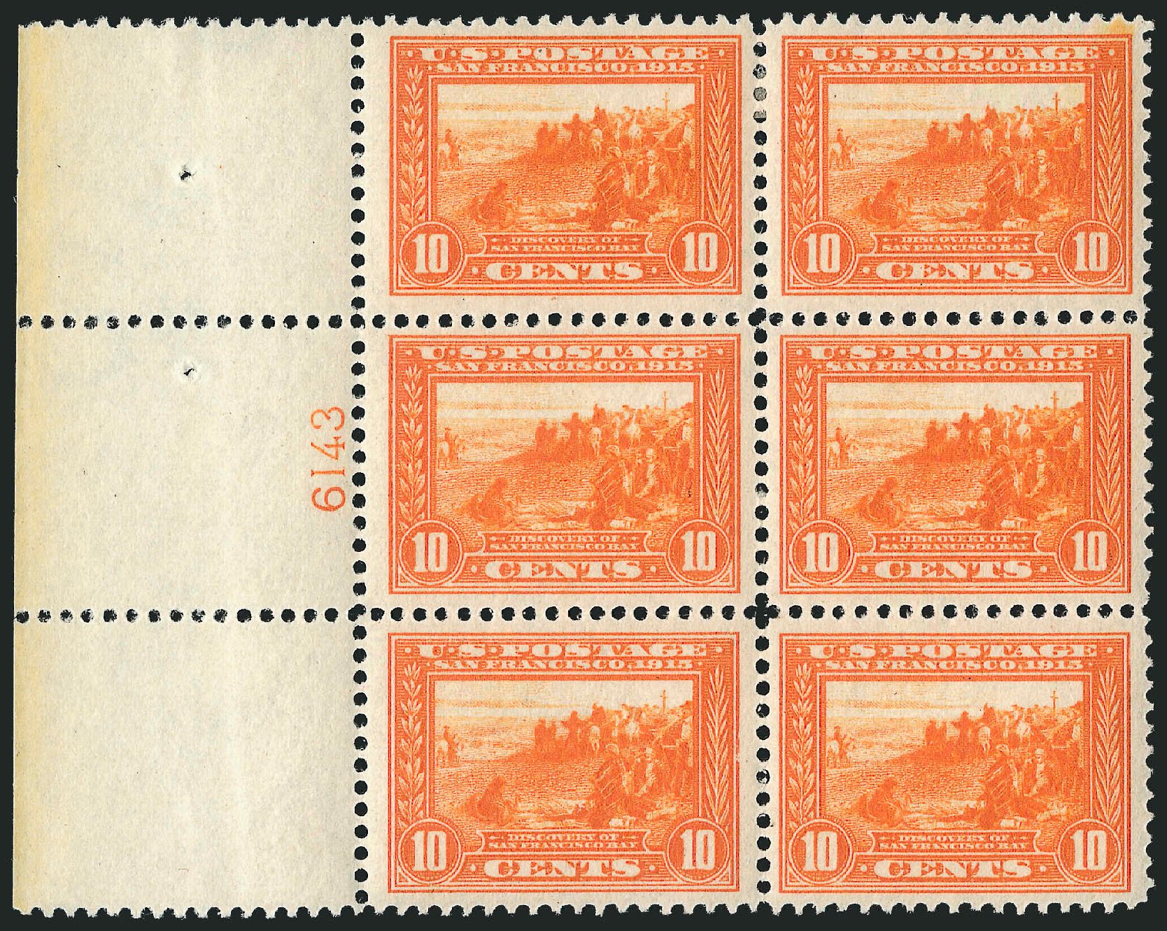 US Stamps Values Scott Catalog 400A - 1913 10c Panama-Pacific Exposition. Robert Siegel Auction Galleries, Mar 2014, Sale 1067, Lot 1485