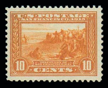 Value of US Stamps Scott Catalogue 400A - 1913 10c Panama-Pacific Exposition. Matthew Bennett International, Jun 2007, Sale 319, Lot 1422