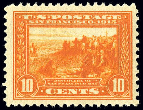 Value of US Stamps Scott Catalog 400A: 1913 10c Panama-Pacific Exposition. Matthew Bennett International, Dec 2008, Sale 330, Lot 1772
