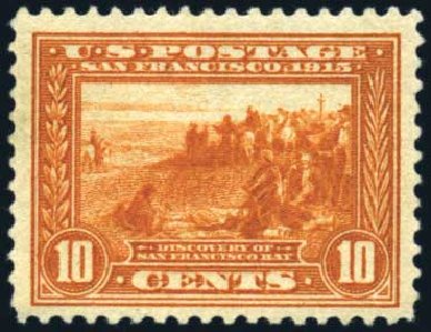 US Stamps Price Scott Catalogue # 400A - 1913 10c Panama-Pacific Exposition. Harmer-Schau Auction Galleries, Feb 2009, Sale 80, Lot 1312
