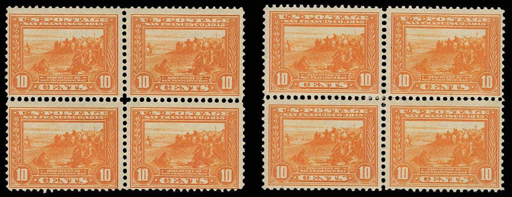 Prices of US Stamp Scott Catalogue 400A: 10c 1913 Panama-Pacific Exposition. H.R. Harmer, Nov 2013, Sale 3004, Lot 1253