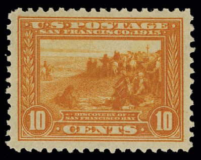 Price of US Stamp Scott Cat. 400A: 10c 1913 Panama-Pacific Exposition. H.R. Harmer, May 2014, Sale 3005, Lot 1263