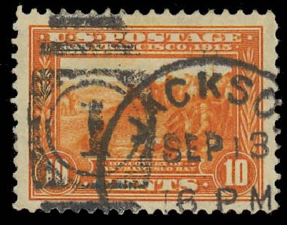 US Stamp Prices Scott Catalogue #400A - 10c 1913 Panama-Pacific Exposition. Daniel Kelleher Auctions, Jan 2012, Sale 628, Lot 483
