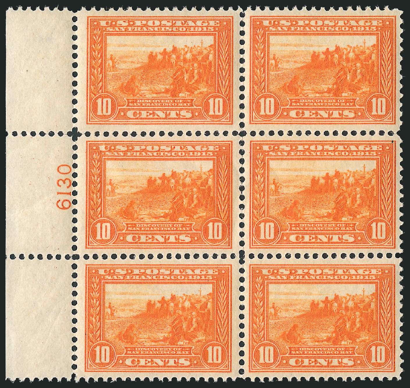 US Stamp Values Scott 400A: 10c 1913 Panama-Pacific Exposition. Robert Siegel Auction Galleries, Apr 2009, Sale 971, Lot 1733