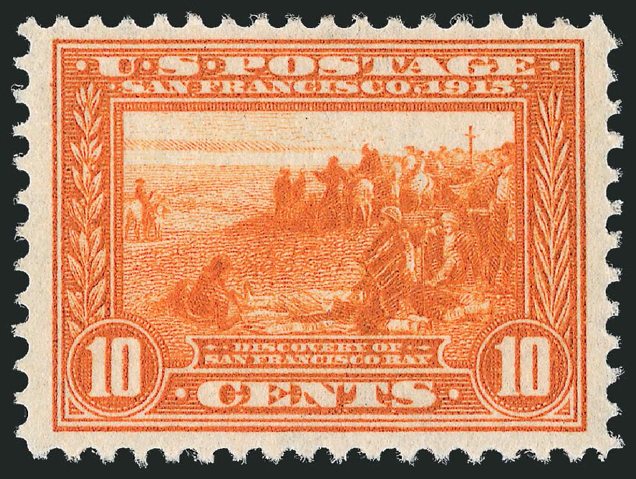 US Stamps Values Scott Catalog 400A - 1913 10c Panama-Pacific Exposition. Robert Siegel Auction Galleries, Oct 2010, Sale 997, Lot 5973