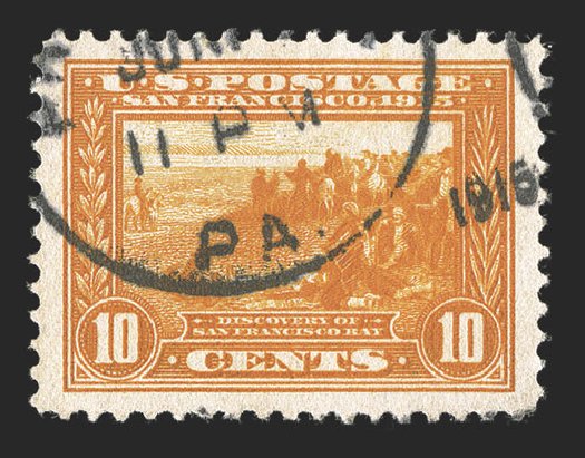 US Stamp Price Scott Catalogue #400A - 10c 1913 Panama-Pacific Exposition. Spink Shreves Galleries, Jul 2012, Sale 140, Lot 253